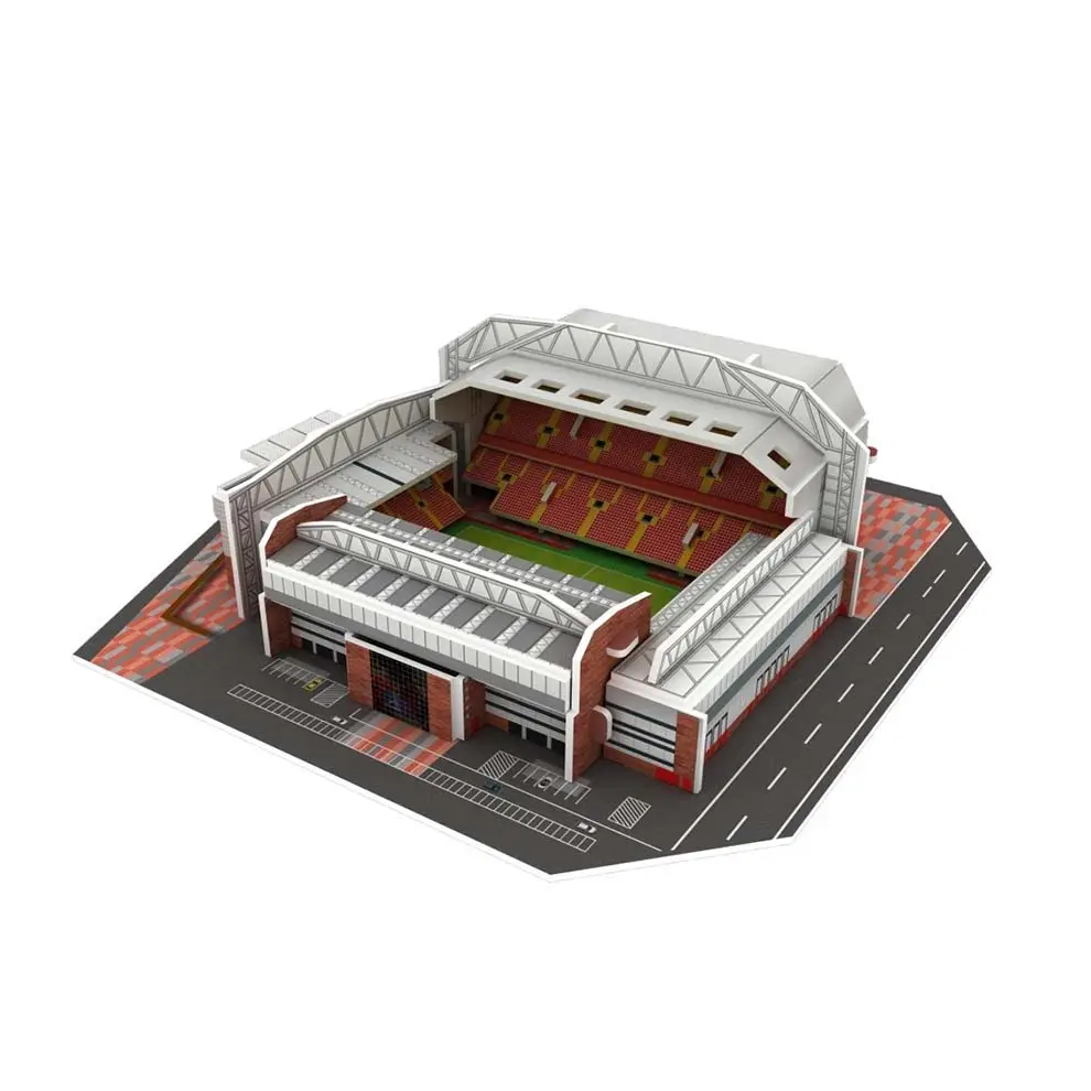 Puzle de papel 3D de Liverpool Anfield, modelo de estadio, Kits con 36 Uds.