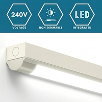 Échantillon gratuit, tubes LED de haute qualité, luminaire linéaire LED, 4 pieds, 40 W, 6000 lm, bande lumineuse linéaire LED intérieure haute luminosité