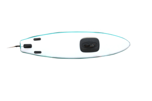 Kayak gonflable à pédales à une place de 10,5 pieds avec moteur électrique pour la pêche et les excursions, planche de <span class=keywords><strong>SUP</strong></span> pliable en PVC pour 1 personne - Product Image 6