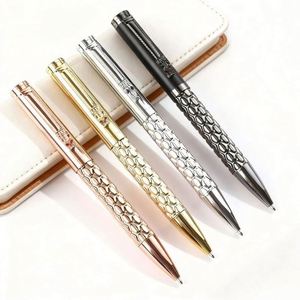 Stylo à bille de luxe en métal avec clip crocodile, cadeau d'affaires de haute qualité, stylo signature avec logo personnalisé, idéal comme cadeau - Product Image 1