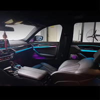 Couverture de haut-parleur LED avec éclairage ambiant pour BMW Série 5 G30 2018-2023, couverture lumineuse pour tweeter avant