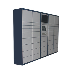 Casier de rangement extérieur intelligent avec contrôleur intelligent, option de livraison de colis, différentes options de prises pour les casiers principaux - Product Image 1