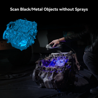Scanner 3D Creality CR-Scan Raptor, 7 lignes laser bleues parallèles, numérisation couleur pleine palette 24 bits