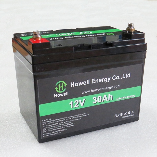 Wholesale Factory Price LFP CELL 12V 30 Amp Lithium-iron Phosphate 12v 30Ah Lifepo4 Battery for LED Solar Street Light