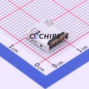 U-M-12DS-W-1 USB Connector SMD Connector Mini-A Horizontal Mount 12P 1 - Product Image 2