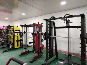 เครื่องออกกำลังกายอเนกประสงค์สำหรับใช้ในบ้าน สมิธแมชชีน/เคเบิลครอสโอเวอร์/พาวเวอร์แร็ค - Product Image 4