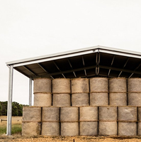 Construction d'une grange à foin en acier robuste Fournisseur de solutions de stockage agricole de premier plan Fabricant d'entrepôts agricoles préfabriqués