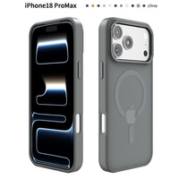 Coque magnétique la plus vendue pour iPhone 17 Air, nouvelle texture mate antichoc, accessoire de téléphone portable en gros