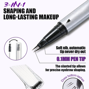 <span class=keywords><strong>Crayon</strong></span> à sourcils <span class=keywords><strong>liquide</strong></span> 2-en-1 et <span class=keywords><strong>cire</strong></span> à sourcils double embout, waterproof longue tenue, effet poil à poil naturel, avec <span class=keywords><strong>cire</strong></span> fixante - Product Image 6