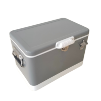 Secchiello Termico Retrò in Acciaio Inox da 30L/40L/50L, Contenitore Isolante per Promozioni