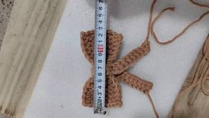 El Yapımı Güzel Pamuk İplik Fiyonklar Süslemeler Kelebek Tığ İşi Ürün - Product Image 4