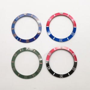 Bisel de Cerámica y Aluminio para Reloj Automático de 40 mm, Compatible con Insertos de 38 mm, Piezas de Relojería, Estilo SUB <span class=keywords><strong>GMT</strong></span>, Gran Venta - Product Image 3