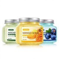 Vente en gros de sel de bain exfoliant et hydratant avancé aux extraits de fruits d'avocat et au sel de la Mer Morte pour une exfoliation profonde et une peau lisse