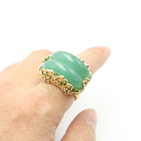 Bague ouverte tendance en cuivre avec pierres naturelles, cristal, texture vintage, fleur de prunier, quartz et améthyste, bijoux de mariage