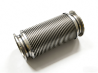 Tuyau de raccordement flexible pour vide, en acier inoxydable 304/316L, ondulé, pour machines de gravure et de revêtement
