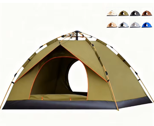 Attrezzatura da <span class=keywords><strong>campeggio</strong></span> luce in tela pieghevole automatica tenda Pop-up per 2 persone tenda da <span class=keywords><strong>campeggio</strong></span> all'aperto impermeabile per il <span class=keywords><strong>campeggio</strong></span> - Product Image 1