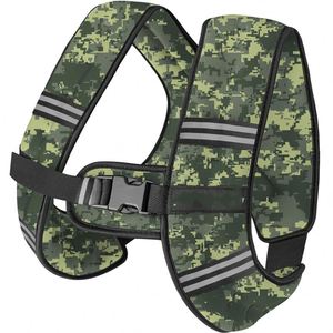 Chaleco de entrenamiento fitness Lastreado de 10 kg con logo personalizado, chaleco con peso para correr en arena, material de lujo, chaleco con peso de 10 kilogramos - Product Image 1