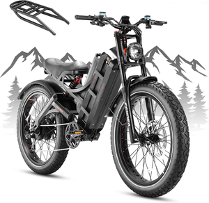 จักรยานไฟฟ้า eAhora Romeo Ultra Ebike  แบตเตอรี่ลิเธียมคู่ 70AH มอเตอร์ฮับไร้แปรงถ่าน  ยางขนาด 26 นิ้ว - Product Image 6