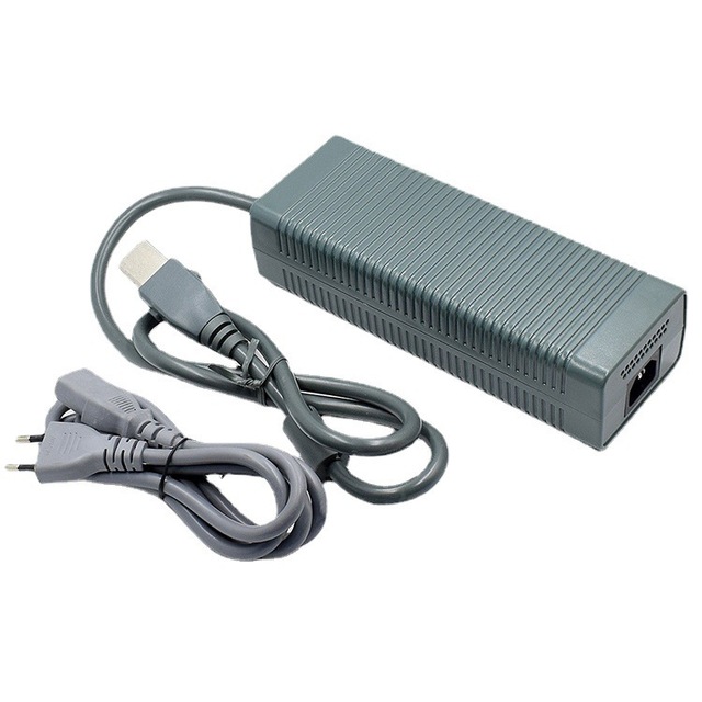 Wholesale 12V AC Adapter for Xbox 360 Fat Console Power Supply 100-240V Universal Replacement Power Brick Cord