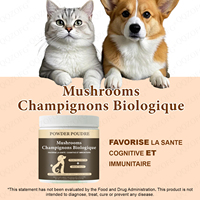 Poudre de Champignons Biologiques pour Chiens de Toutes Races : Complément Immunitaire pour Animaux de Compagnie - Prix de Gros