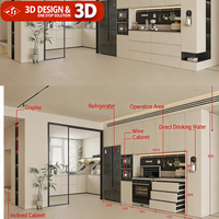 Servicio de Diseño de Interiores de Villas Modernas de Lujo con Renderizado 3D, Solución de Diseño Gráfico para Decoración del Hogar