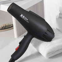 Sèche-cheveux professionnel Lanumi X6 à séchage rapide, léger, diffuseur ionique, puissant, haute vitesse, noir AC