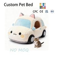 Lit pour chat chaud et confortable pour l'hiver, niche douce et moelleuse en forme de ballon de basket, lit-caverne pour petits chiens, chats et animaux