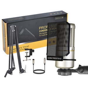 48V Mini pháo kép dòng ngưng Tai nghe micro khử tiếng ồn zx320 ghi âm trực tiếp bộ Thẻ âm thanh có dây - Product Image 5