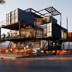 Casas Contenedores Modulares Personalizables para Uso en Exteriores Diseñado Fabricado <span class=keywords><strong>Calle</strong></span> Característica Tiendas Cafés <span class=keywords><strong>Salas</strong></span> de Actividades - Product Image 3