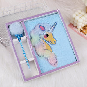 Juego de tapa dura nuevo unicornio dibujos animados niños y felpa para estudiante escuela personalizado Kawaii regalo Anime papelería lindo cuaderno - Product Image 5