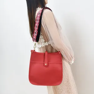 Fashion Top PU Leather Shoulder Bags Women Messenger Bags Simple Design Lady Crossbody Bag