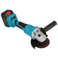 Meuleuse d'angle sans fil industrielle chinoise haute vitesse 125 mm à moteur sans balais pour le meulage du métal, interrupteur à gâchette, garantie 3 ans, DIY 220V/230V