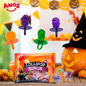 Anelli Lollipop AMOS Confezionati Singolarmente, <span class=keywords><strong>Caramelle</strong></span> Anello per <span class=keywords><strong>Halloween</strong></span> - Product Image 4