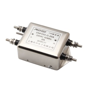 ตัวกรอง EMI อันโจว รุ่น DNF055-G-20A 250VAC 20A สำหรับลดสัญญาณรบกวนในสายไฟ - Product Image 1
