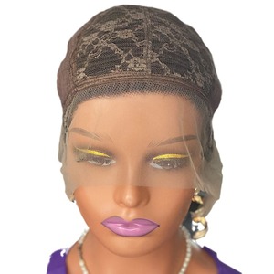 Perruque à bandeau courte bouclée en <span class=keywords><strong>cheveux</strong></span> humains vierges brésiliens authentiques pour femmes, qualité supérieure, perruque en dentelle - Product Image 4