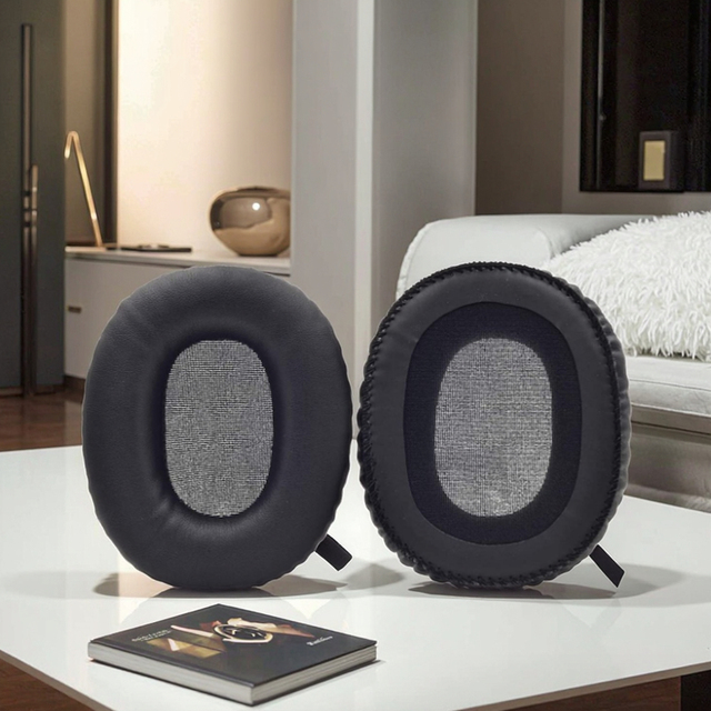 Fast Delivery Protein Leather Earpads Replacement Ear Pads Ear Cushion for for Mar-shall Monitor Over Ear Headphones