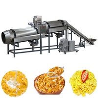 100-300 kg/h Capacidad Nueva condición Máquina de copos de avena enrollada popular caliente Máquina para hacer copos de arroz y maíz