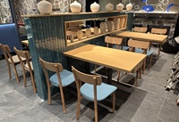 Meubles de restaurant chinois, table et chaises en bois massif sur mesure, prix direct d'usine, pas cher