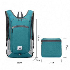 <b>Folding</b> Outdoor Sports Bag Lightweight Hiking Backpack Travel Bag Leisure Shoulder Bag for Male and Female - Product Image 2