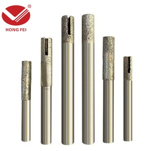 CNC Stone Milling Bottom Engraving Tool Slotted Sintered <strong>Diamond</strong> <strong>Router</strong> <strong>Bit</strong> for Granite Marble HONGFEI <strong>DIAMOND</strong> - Product Image 2