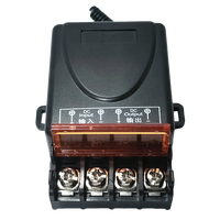Kit Récepteur Interrupteur Télécommandé Sans Fil Étanche, Sans Câblage, Tension Large Plage 220V, 30A, Circuit Unique, 433MHz, Portée 30m