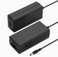 Adaptateur secteur 12V 5A, alimentation de bureau à découpage pour éclairage LED, sortie CC, prise multiple, prise en charge de connecteurs OEM personnalisés