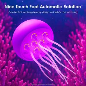 Nút Điều Khiển Bằng Giọng Nói RGB Đầy Màu Sắc Dễ Thương Sứa Động Vật Trẻ Em Phòng Khách Có Thể Sạc Lại LED Ánh Sáng Ban Đêm - Product Image 3