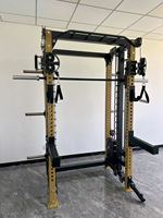 Machine Smith multifonctionnelle tout-en-un avec rack de musculation et crossover de câbles, équipement de fitness pour squats et développés couchés, capacité de charge 500 kg