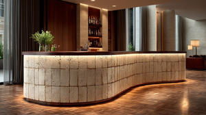 Paneles de Pared con Textura de Travertino, Azulejos Flexibles para Decoración de Paredes Exteriores de Hoteles y Villas, Revestimiento de Paredes de Ladrillo para Exteriores - Product Image 5