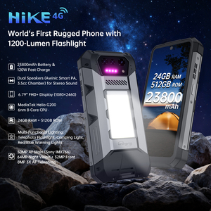 โทรศัพท์มือถือ Unihertz Hike รุ่น 8849 พร้อมไฟฉาย 1200 ลูเมน แบตเตอรี่ 23800mAh กล้องมองกลางคืน รองรับ 4G สองซิม หน่วยความจำ 12+512GB ระบบปฏิบัติการ Android 14 โทรศัพท์ที่ทนทาน - Product Image 5