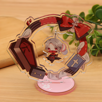N'importe quelle forme populaire personnalisé acrylique Table voyageur en plastique imprimé Anime clair voyageur debout coloré petite quantité balançoire support