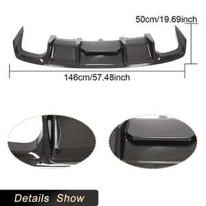 Sline S4 <span class=keywords><strong>A4</strong></span>รถยนต์สไตล์ KB คาร์บอนไฟเบอร์กันชนหลังขอบล่างสำหรับ Audi S4 <span class=keywords><strong>A4</strong></span> B8.5 2013 2014 2015 <span class=keywords><strong>2016</strong></span> - Product Image 5