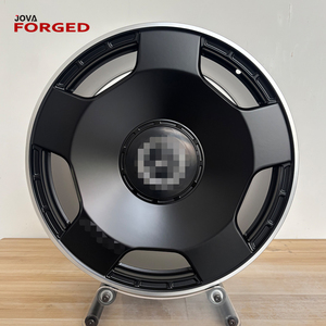 Rines JOVA de 21 y 22 Pulgadas, Súper Cóncavos, Negros Brillantes, Forjados, para Mercedes Benz GLE 450 2019 - Product Image 2