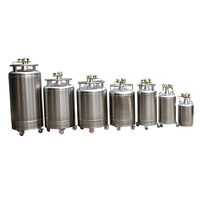 YDZ-400 Cryostat cryogénique en acier inoxydable, cuve Dewar pour azote liquide, récipient sous pression, composants essentiels
